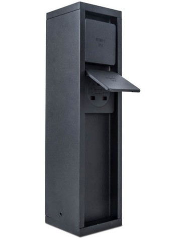 Lutec MAINS power pole black 9702201012