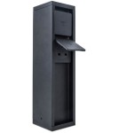 Standing garden lamps - Lutec MAINS power pole black 9702201012 - product 2