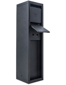 Lutec MAINS słupek zasilający czarny 9702201012 - produkt 2