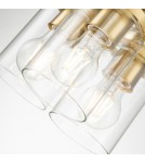 Elstead Lighting Lampa wisząca Brinley - 3 źródła światła - Szczotkowany mosiądz KL-BRINLEY3-BB