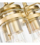 Elstead Lighting Lampa wisząca Brinley - 3 źródła światła - Szczotkowany mosiądz KL-BRINLEY3-BB