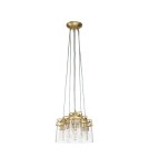 Pendant lamps - Elstead Lighting Brinley pendant lamp - 6 light sources - Brushed brass KL-BRINLEY6-BB - product 2
