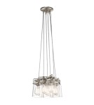 Elstead Lighting Lampa wisząca Brinley - 6 źródeł światła - Szczotkowany nikiel KL-BRINLEY6-NI