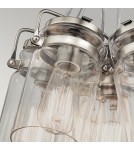 Elstead Lighting Lampa wisząca Brinley - 6 źródeł światła - Szczotkowany nikiel KL-BRINLEY6-NI