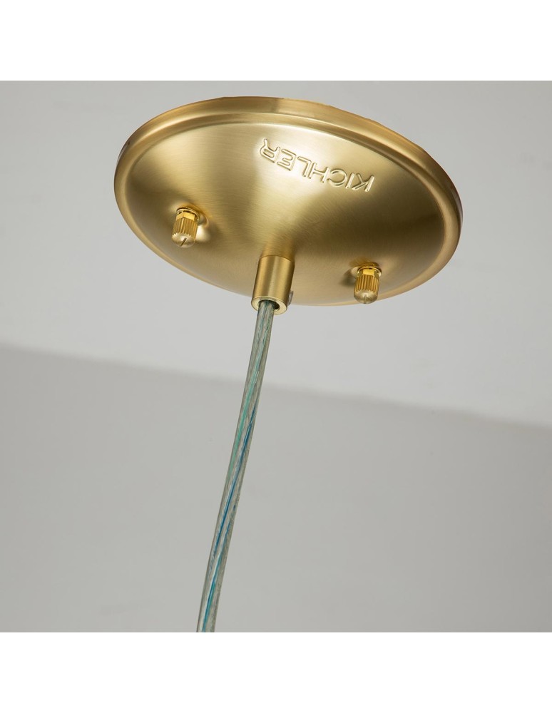 Pendant lamps - Elstead Lighting Brinley small pendant lamp - 1 light source - Brushed brass KL-BRINLEY-MP-BB - product kolory-swiatla.pl 5