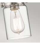 Elstead Lighting Mała lampa wisząca Brinley - 1 źródło światła - Szczotkowany nikiel KL-BRINLEY-MP-NI Elstead Lighting Mała lampa wisząca Brinley - 1 źródło światła - Szczotkowany nikiel KL-BRINLEY-MP-NI