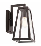 Elstead Lighting Średnia latarnia naścienna Delison - 1 źródło światła IP44 KL-DELISON-M-RZ