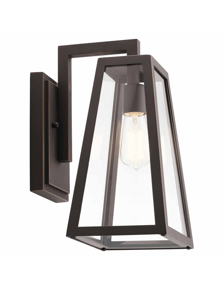 Outdoor wall lamps - Elstead Lighting Delison medium wall lantern - 1 light source IP44 KL-DELISON-M-RZ - product kolory-swiatla.pl 1