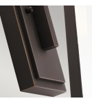 Elstead Lighting Średnia latarnia naścienna Delison - 1 źródło światła IP44 KL-DELISON-M-RZ