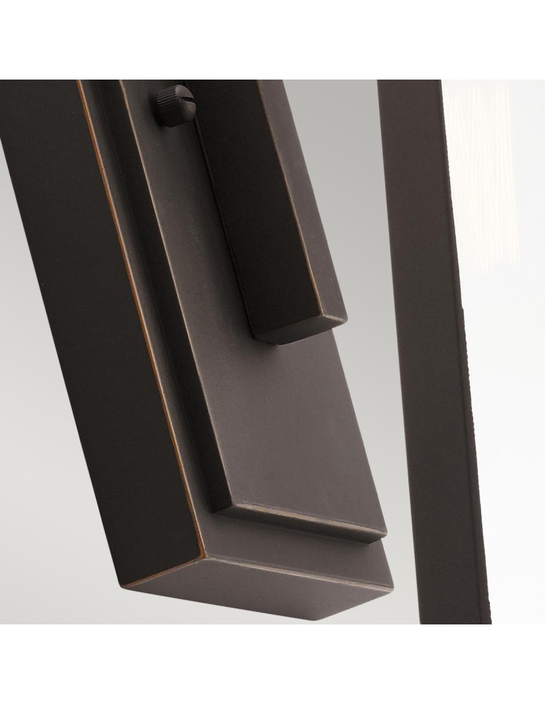 Elstead Lighting Średnia latarnia naścienna Delison - 1 źródło światła IP44 KL-DELISON-M-RZ