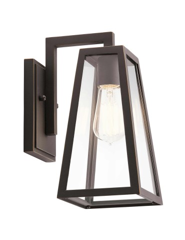 Elstead Lighting Small wall lantern Delison - 1 light source IP44 KL-DELISON-S-RZ