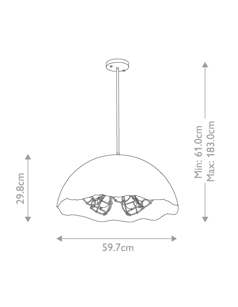 Elstead Lighting Lampa wisząca Fracture - 5 źródeł światła KL-FRACTURE-P-L