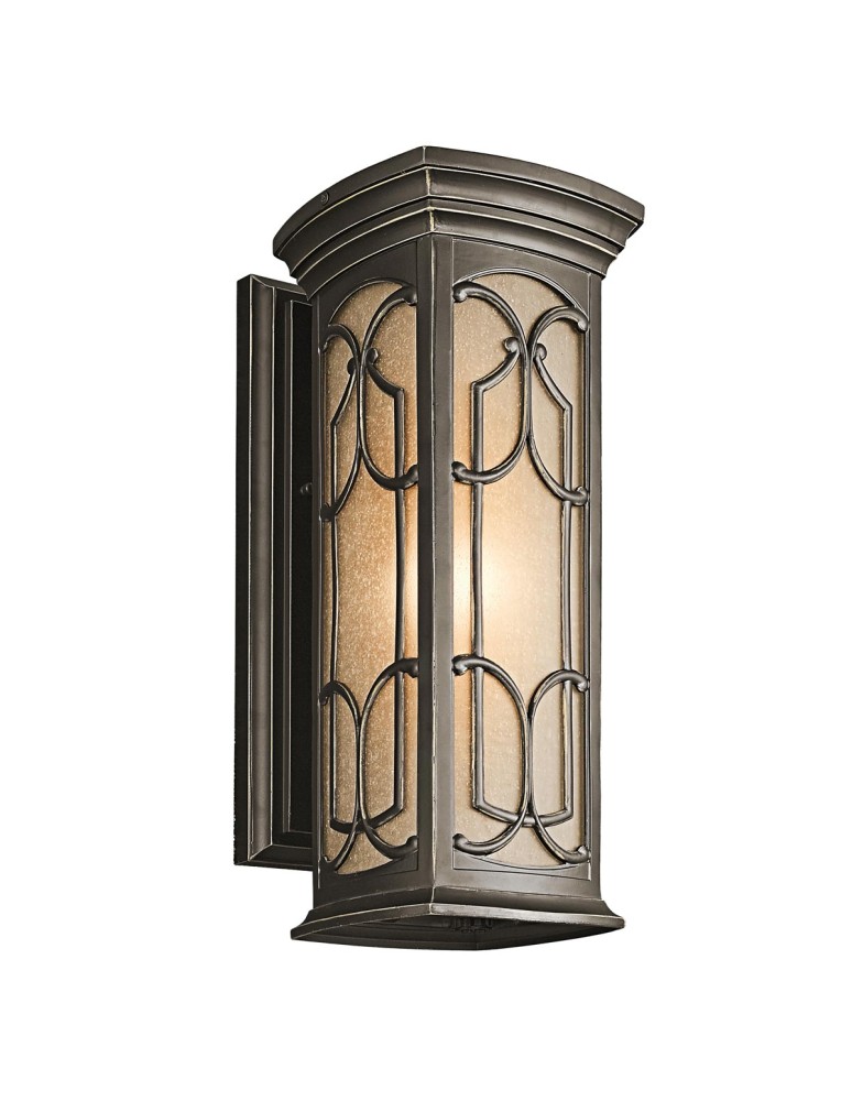Outdoor wall lamps - Elstead Lighting Medium wall lantern Franceasi - 1 light source IP44 KL-FRANCEASI-M - product kolory-swiatla.pl 1