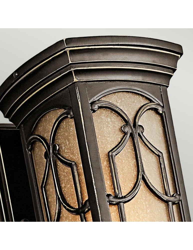 Outdoor wall lamps - Elstead Lighting Small wall lantern Franceasi - 1 light source IP44 KL-FRANCEASI-S - product kolory-swiatla.pl 2