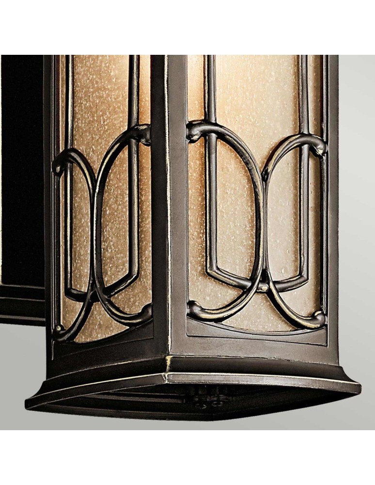 Outdoor wall lamps - Elstead Lighting Small wall lantern Franceasi - 1 light source IP44 KL-FRANCEASI-S - product kolory-swiatla.pl 4