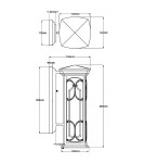 Outdoor wall lamps - Elstead Lighting Small wall lantern Franceasi - 1 light source IP44 KL-FRANCEASI-S - product 5