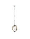Elstead Lighting Grand Bank pendant lantern - 1 light source - Aged antique grey / Brushed aluminum I