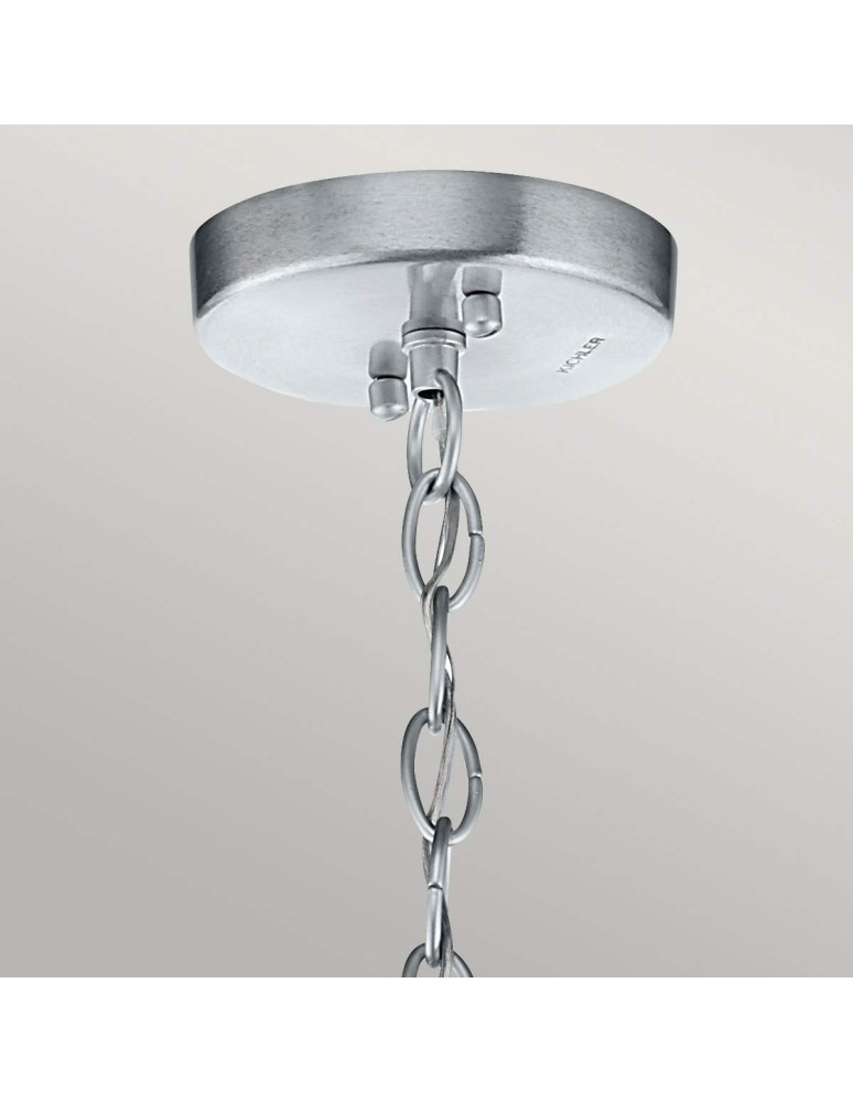 Outdoor pendant lamps - Elstead Lighting Grand Bank pendant lantern - 1 light source - Aged antique grey / Brushed aluminum I - product kolory-swiatla.pl 4