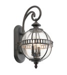 Outdoor wall lamps - Elstead Lighting Small wall lantern Halleron - 2 light sources - Grey-brown IP44 KL-HALLERON-2S - product 1