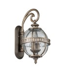 Outdoor wall lamps - Elstead Lighting Halleron small wall lantern - 2 light sources - Oxidized bronze IP44 KL-HALLERON-2S-BU - product 2