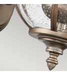 Outdoor wall lamps - Elstead Lighting Halleron small wall lantern - 2 light sources - Oxidized bronze IP44 KL-HALLERON-2S-BU - product 3