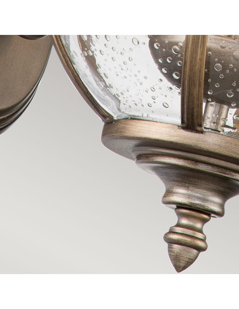 Outdoor wall lamps - Elstead Lighting Halleron small wall lantern - 2 light sources - Oxidized bronze IP44 KL-HALLERON-2S-BU - product kolory-swiatla.pl 3