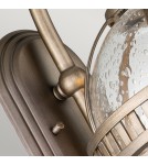 Outdoor wall lamps - Elstead Lighting Halleron small wall lantern - 2 light sources - Oxidized bronze IP44 KL-HALLERON-2S-BU - product 4