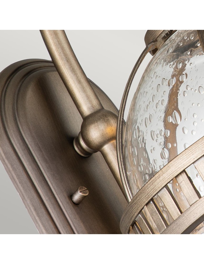 Outdoor wall lamps - Elstead Lighting Halleron small wall lantern - 2 light sources - Oxidized bronze IP44 KL-HALLERON-2S-BU - product kolory-swiatla.pl 4