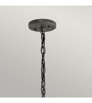 Outdoor pendant lamps - Elstead Lighting Halleron pendant lantern - 3 light sources - Grey-brown IP44 KL-HALLERON-8M - product 2