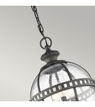 Outdoor pendant lamps - Elstead Lighting Halleron pendant lantern - 3 light sources - Grey-brown IP44 KL-HALLERON-8M - product 3