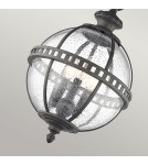 Outdoor pendant lamps - Elstead Lighting Halleron pendant lantern - 3 light sources - Grey-brown IP44 KL-HALLERON-8M - product 4