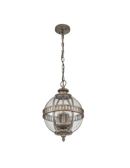 Elstead Lighting Latarnia wisząca Halleron - 3 źródła światła - Oksydowany brąz IP44 KL-HALLERON-8M-BU - produkt 2