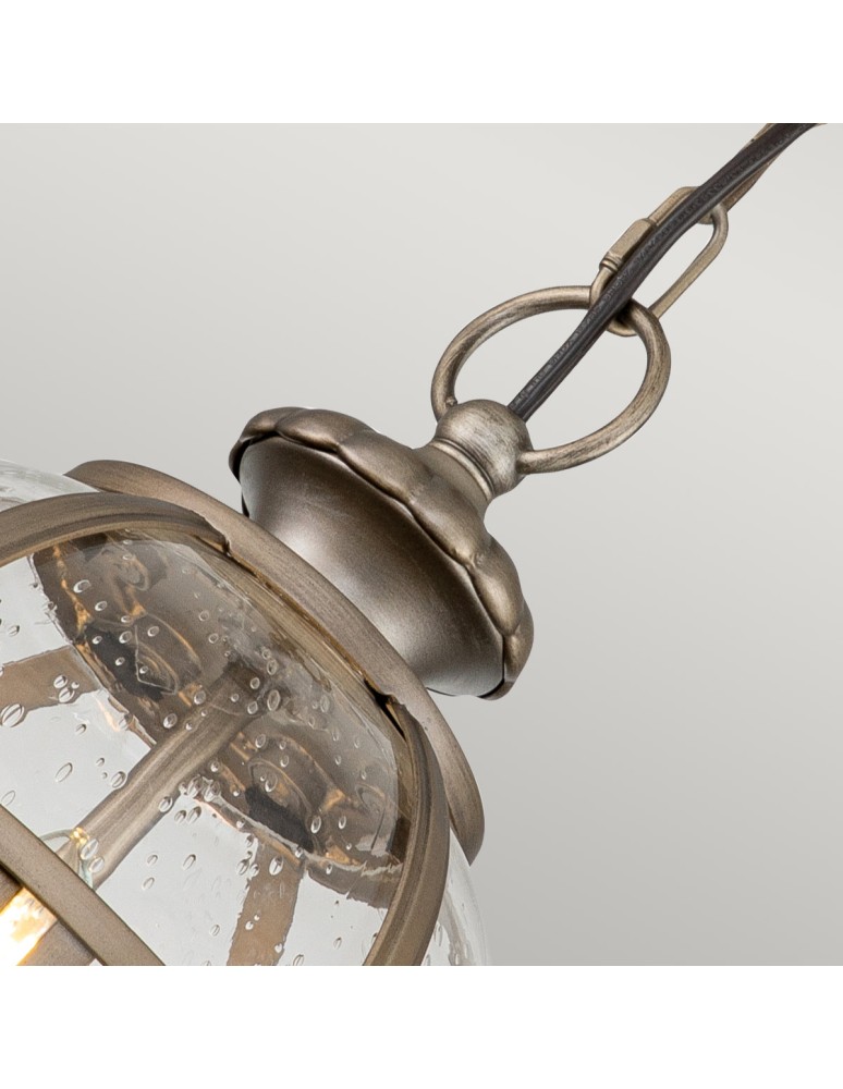 Outdoor pendant lamps - Elstead Lighting Halleron pendant lantern - 3 light sources - Oxidized bronze IP44 KL-HALLERON-8M-BU - product kolory-swiatla.pl 3