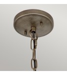 Outdoor pendant lamps - Elstead Lighting Halleron pendant lantern - 3 light sources - Oxidized bronze IP44 KL-HALLERON-8M-BU - product 5