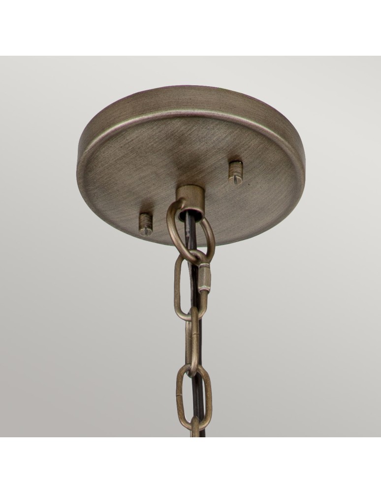 Outdoor pendant lamps - Elstead Lighting Halleron pendant lantern - 3 light sources - Oxidized bronze IP44 KL-HALLERON-8M-BU - product kolory-swiatla.pl 5