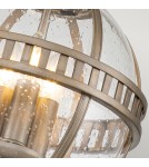 Outdoor pendant lamps - Elstead Lighting Halleron pendant lantern - 3 light sources - Oxidized bronze IP44 KL-HALLERON-8M-BU - product 6