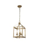 Pendant lamps - Elstead Lighting Larkin medium pendant lamp - 3 light sources - Natural brass KL-LARKIN-P-M-PNBR - product 1
