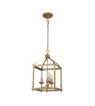 Pendant lamps - Elstead Lighting Larkin medium pendant lamp - 3 light sources - Natural brass KL-LARKIN-P-M-PNBR - product 2