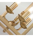 Pendant lamps - Elstead Lighting Larkin medium pendant lamp - 3 light sources - Natural brass KL-LARKIN-P-M-PNBR - product 4