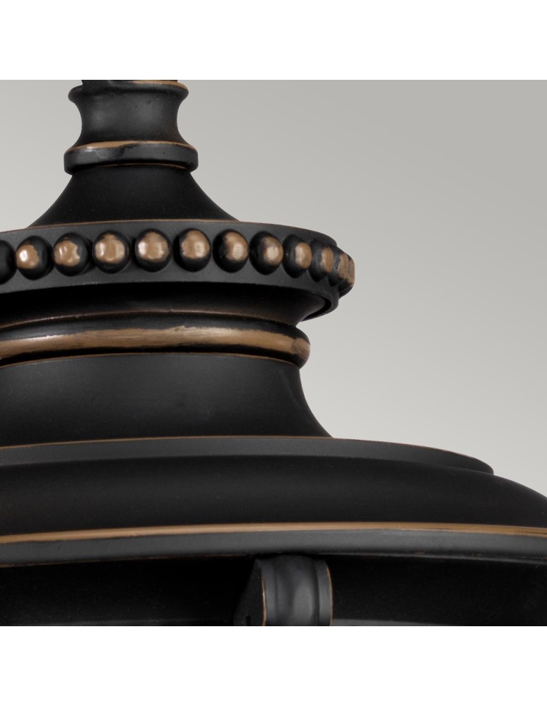 Elstead Lighting Luverne medium pendant lantern - 1 light source IP23 KL-LUVERNE8-M