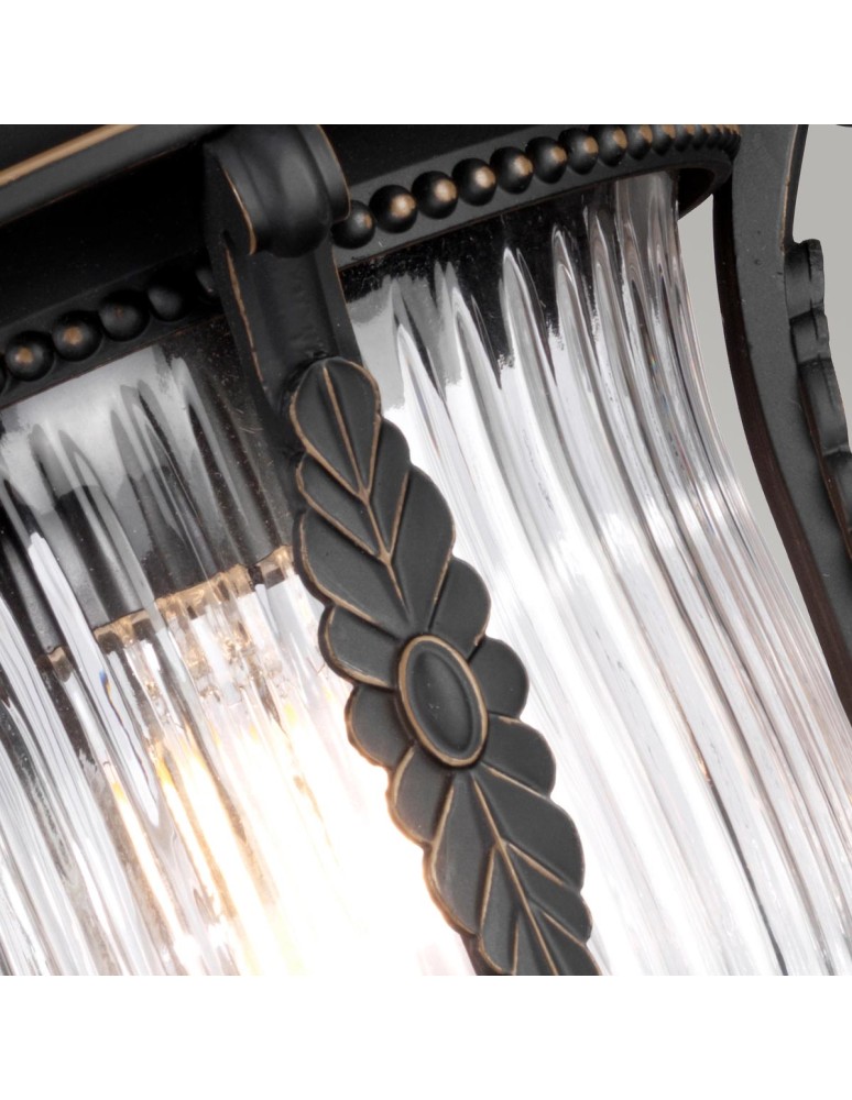 Elstead Lighting Luverne medium pendant lantern - 1 light source IP23 KL-LUVERNE8-M