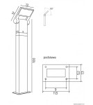 Standing garden lamps - SU-MA NEO 11702-1000 DG Standing. - product 6
