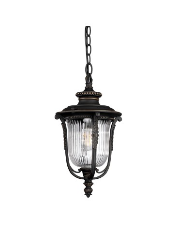 Elstead Lighting Luverne medium pendant lantern - 1 light source IP23 KL-LUVERNE8-M