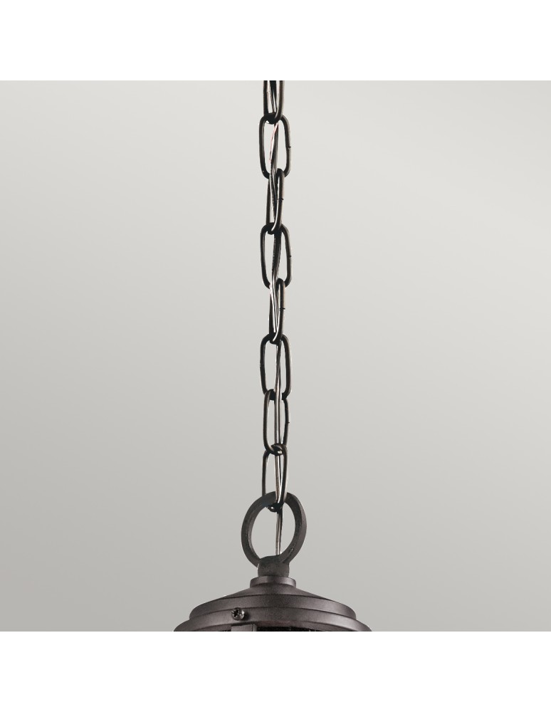 Outdoor pendant lamps - Elstead Lighting Lyndon small pendant lantern - 1 light source - Architectural bronze IP44 KL-LYNDON8-S-AZ - product kolory-swiatla.pl 3
