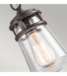 Outdoor pendant lamps - Elstead Lighting Lyndon small pendant lantern - 1 light source - Architectural bronze IP44 KL-LYNDON8-S-AZ - product 4