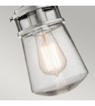 Outdoor pendant lamps - Elstead Lighting Lyndon small pendant lantern - 1 light source - Brushed aluminum IP44 KL-LYNDON8-S-BA - product 2