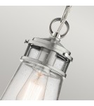 Outdoor pendant lamps - Elstead Lighting Lyndon small pendant lantern - 1 light source - Brushed aluminum IP44 KL-LYNDON8-S-BA - product 4