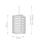 Elstead Lighting Lampa wisząca Moxie - 4 źródła światła KL-MOXIE-FP-L