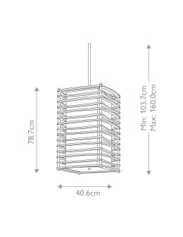 Elstead Lighting Lampa wisząca Moxie - 4 źródła światła KL-MOXIE-FP-L - produkt 2