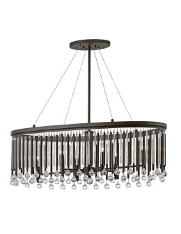 Elstead Lighting Piper pendant lamp - 6 light sources - Coffee KL-PIPER-ISLE